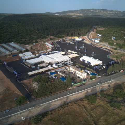 תיעוד מההכנות והקמת מתחם 89 ל"ג בעומר – מירון 2025