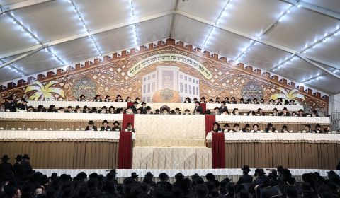 מעמד האדיר 'ירושלים של מעלה' בראשות כ"ק מרן האדמו"ר מסאטמאר שליט"א