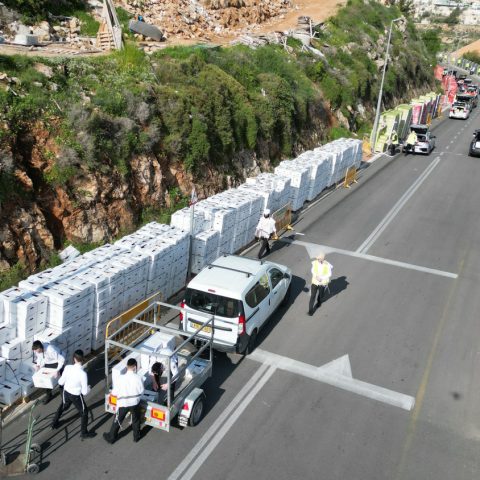 חלוקות קמחא דפסחא שע"י מפעל החסד עונג שבת ויו"ט – פסח תשפ"ו